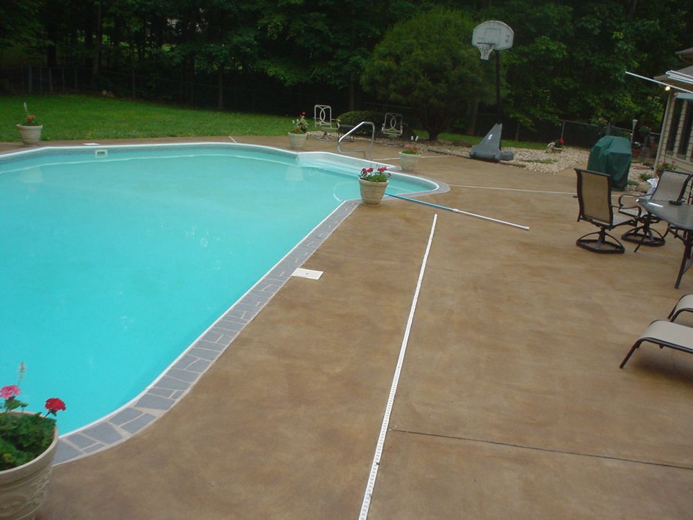 Stained Concrete Pool